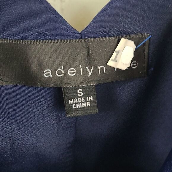 Adelyn Rae Tropical Hawaiian Parrot Chiffon Slip Dress Sleeveless Sundress Small - Picture 6 of 10